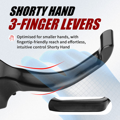 CNC 6061 Aluminum Shorty Hands Levers Kit for 23.5-Later Touring