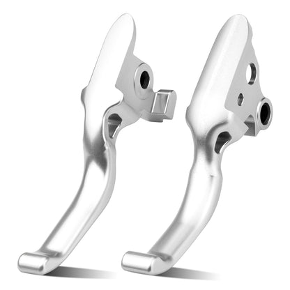 CNC 6061 Aluminum Softail Shorty Hands 3-Finger Levers Kit for Harley 2015-2024 Softail