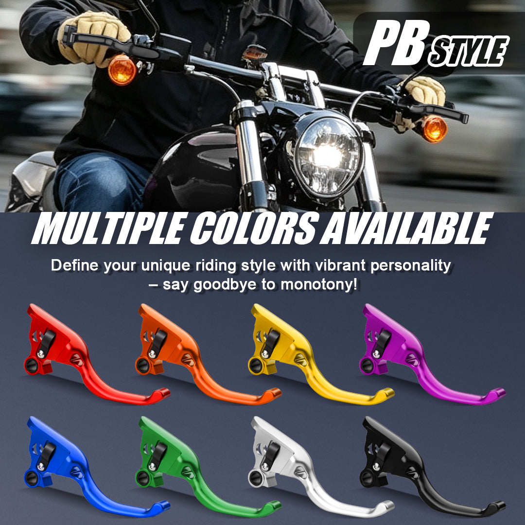 CNC 6061 Aluminum Softail Shorty Hands 3-Finger Levers Kit for Harley 2015-2024 Softail