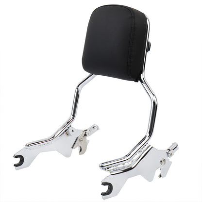 Detachable Backrest Sissy Bar Upright with Pad for 2018-later Softail Fat Bob 114 FXFB FXFBS models