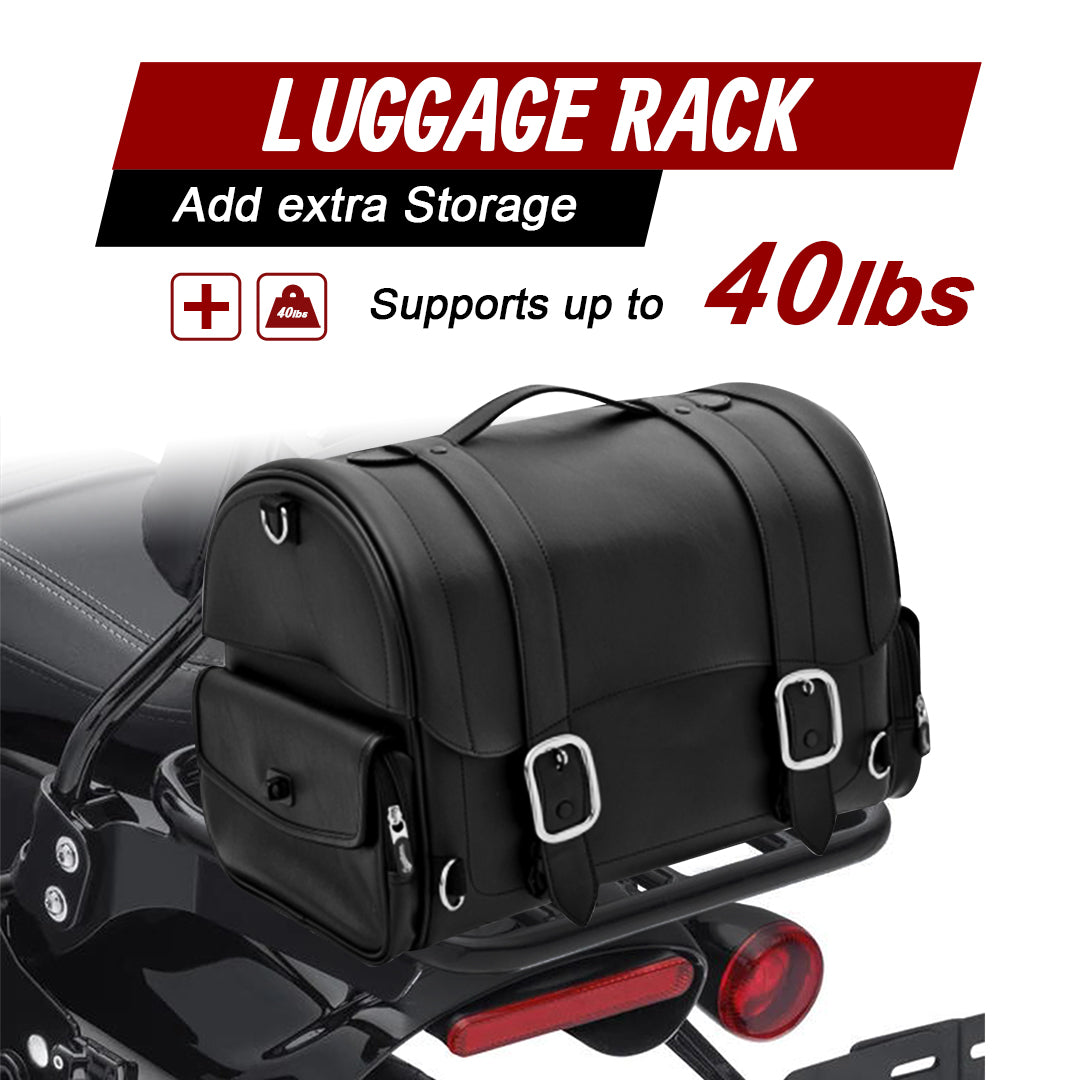 Detachable Backrest Sissy Bar with Luggage Rack for Harley 2018-Later Softail
