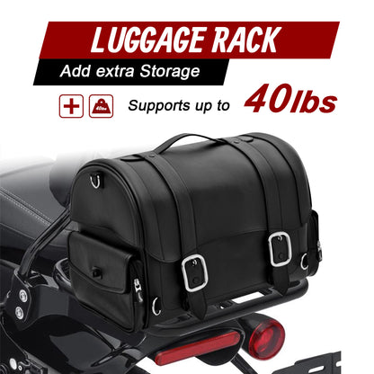 Detachable Backrest Sissy Bar with Luggage Rack for Harley 2018-Later Softail