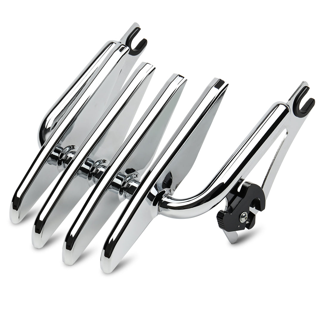 Detachable Stealth Luggage Rack Fender Shelf for Harley Touring 2009-Later