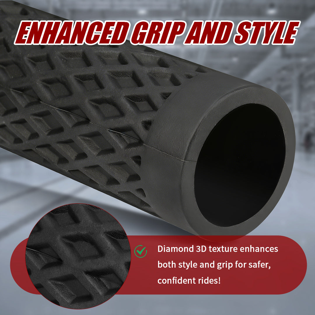 Diamond Pattern Silicone Hand Grips Covers for Harley Models