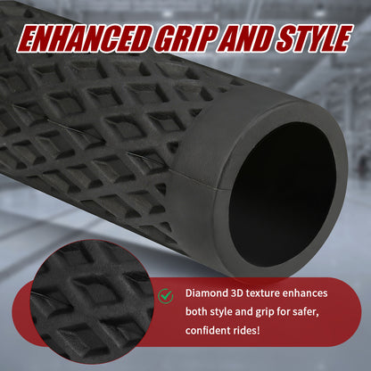 Diamond Pattern Silicone Hand Grips Covers for Harley Models