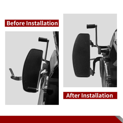 Driver Floorboard Relocation Brackets for Harley Softail 2000-2017