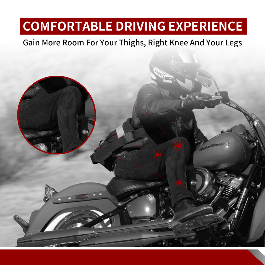 Driver Floorboard Relocation Brackets for Harley Softail 2000-2017