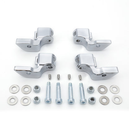 Driver Floorboard Relocation Brackets for Harley Softail 2000-2017