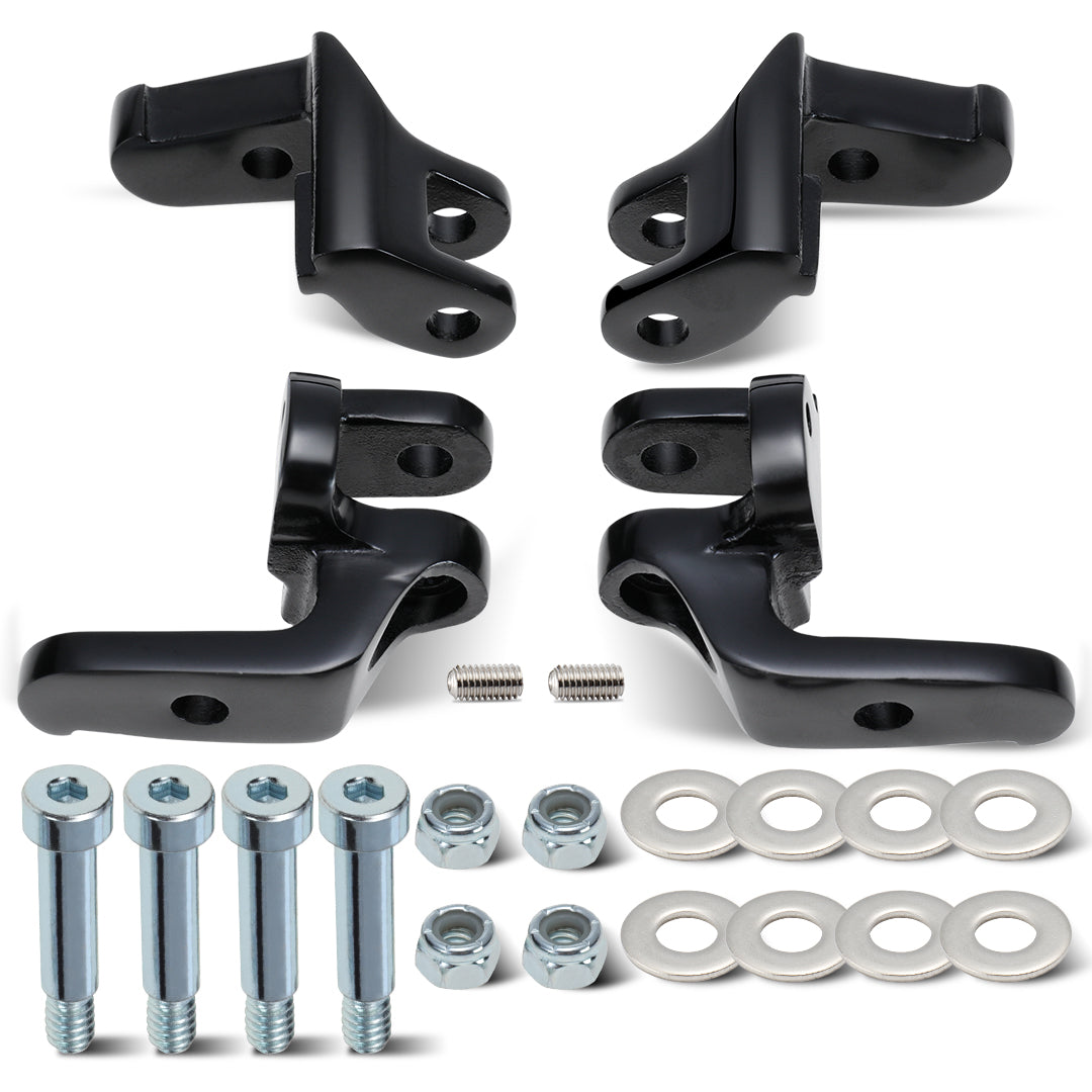 Driver Floorboard Relocation Brackets for Harley Touring 1997-2016