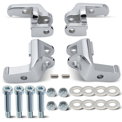 Driver Floorboard Relocation Brackets for Harley Touring 1997-2016