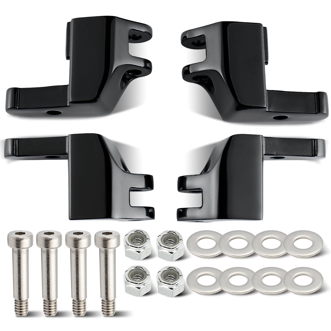 Driver Floorboard Relocation Brackets for Harley Touring 2017-2023