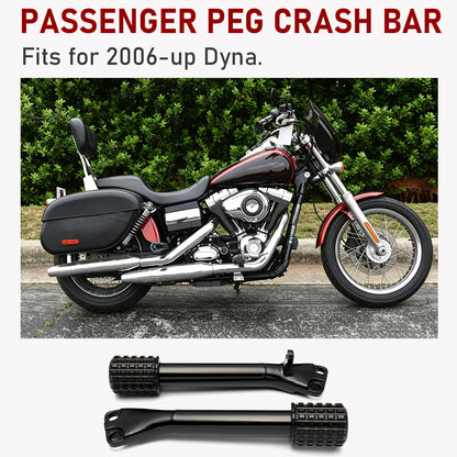 Dyna Rear Passenger Peg Highway Crash Bar for Harley 2006-Later