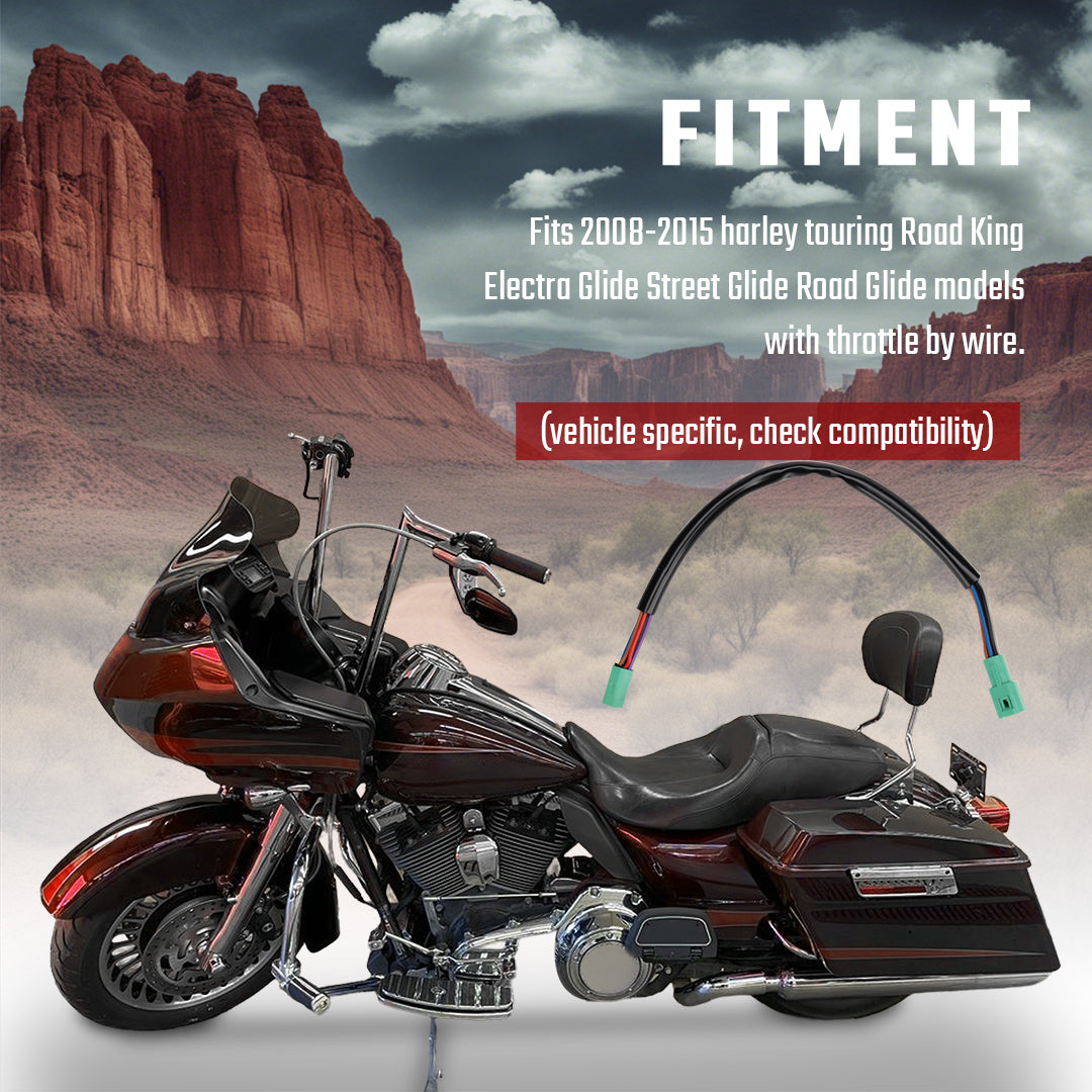 Electronic Throttle Fly by Wire Handlebar Harness TBW for Harley Touring 2008-2015