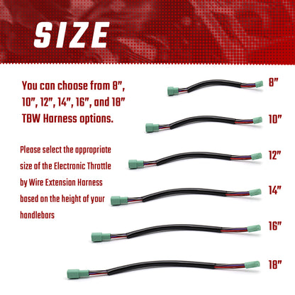 Electronic Throttle Fly by Wire Handlebar Harness TBW for Harley Touring 2008-2015