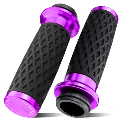 Electronic Throttle Handlebar Hand Grips with Front & Rear End Cap for Harley Dyna Softail Touring 2008-Later