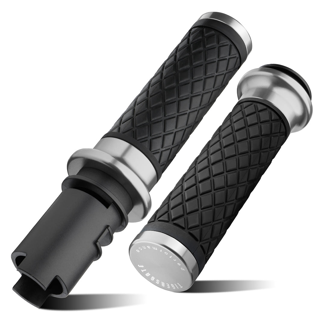Electronic Throttle Handlebar Hand Grips with Front & Rear End Cap for Harley Softail Street/Road Glide 2023-Later