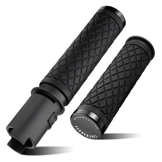 Electronic Throttle Handlebar Hand Grips with Rear End Cap for Harley Softail Street/Road Glide 2023-Later