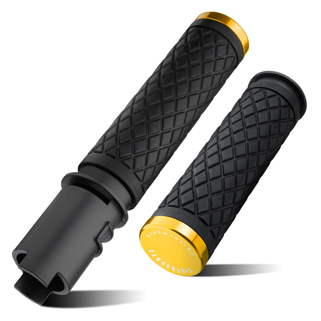 Electronic Throttle Handlebar Hand Grips with Rear End Cap for Harley Softail Street/Road Glide 2023-Later