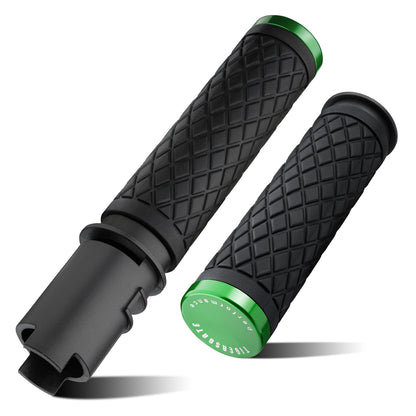 Electronic Throttle Handlebar Hand Grips with Rear End Cap for Harley Softail Street/Road Glide 2023-Later
