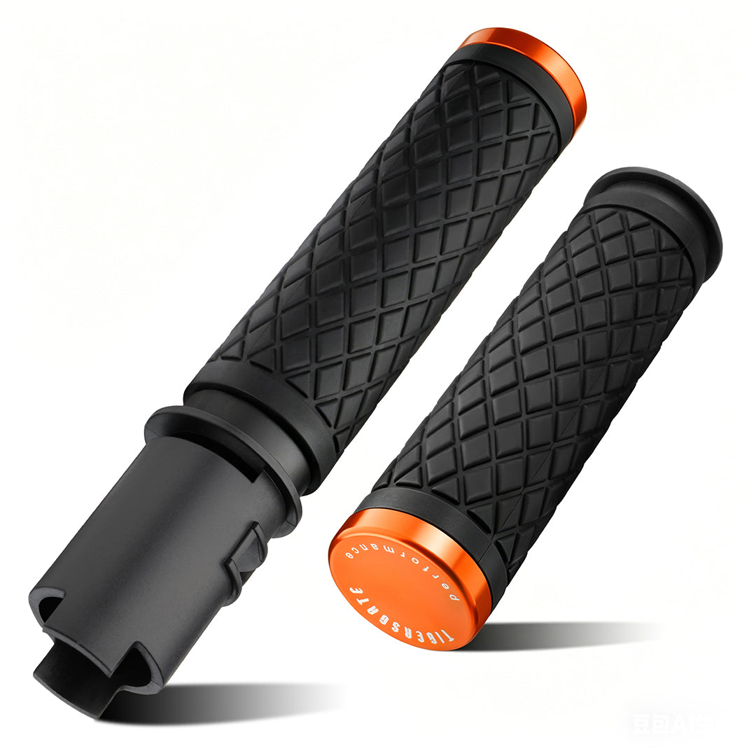 Electronic Throttle Handlebar Hand Grips with Rear End Cap for Harley Softail Street/Road Glide 2023-Later