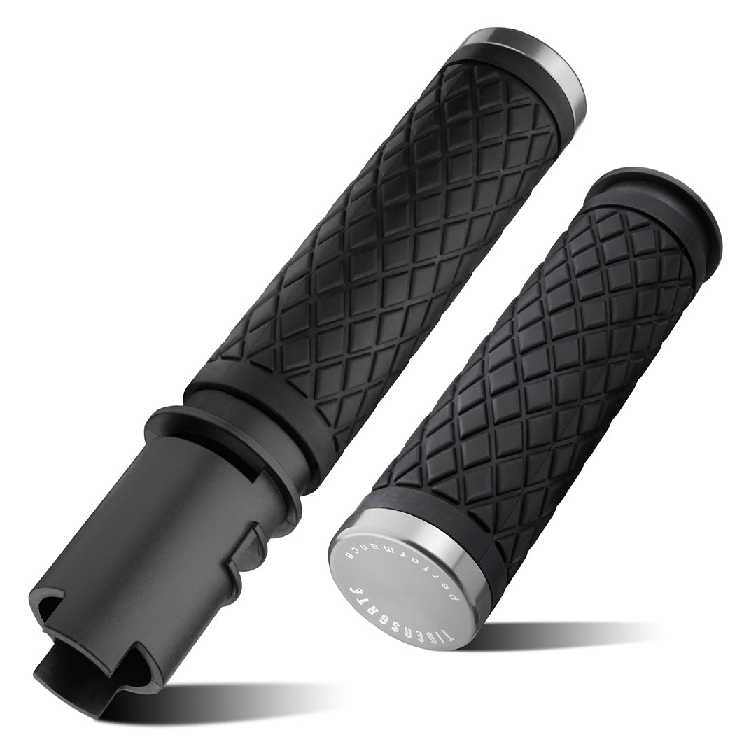 Electronic Throttle Handlebar Hand Grips with Rear End Cap for Harley Softail Street/Road Glide 2023-Later