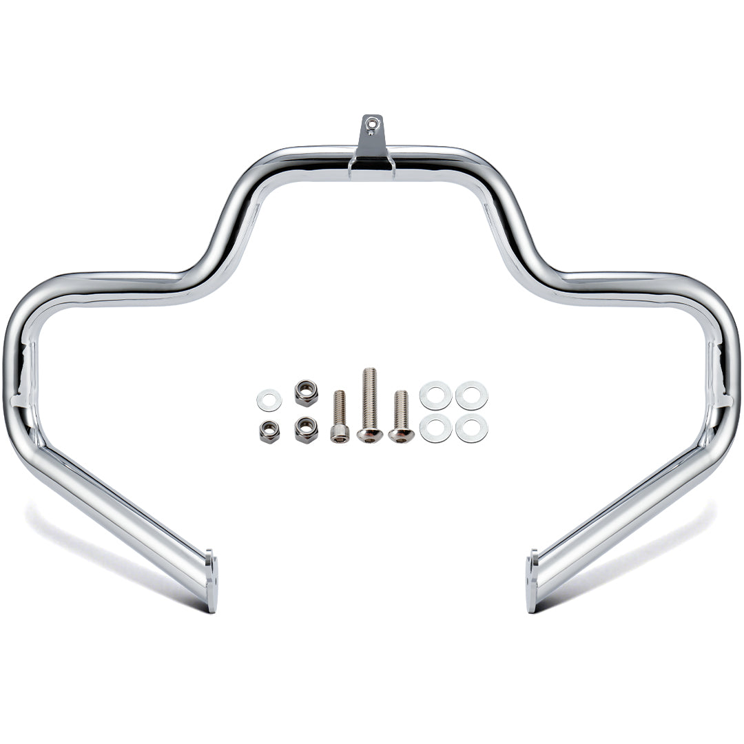 Meathook or Mustache Engine Guard Highway Crash Bar 1.5" Fat for 2009-Later Harley Touring