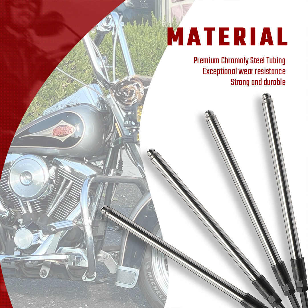 EVO Big Twin Adjustable Pushrods Kit for Harley 1984-1999