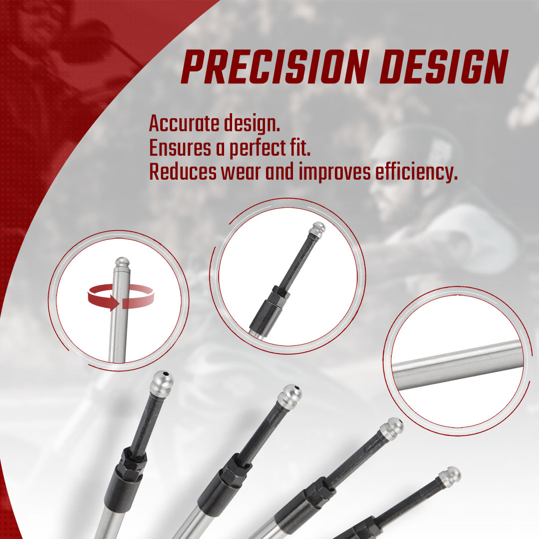 EVO Big Twin Adjustable Pushrods Kit for Harley 1984-1999