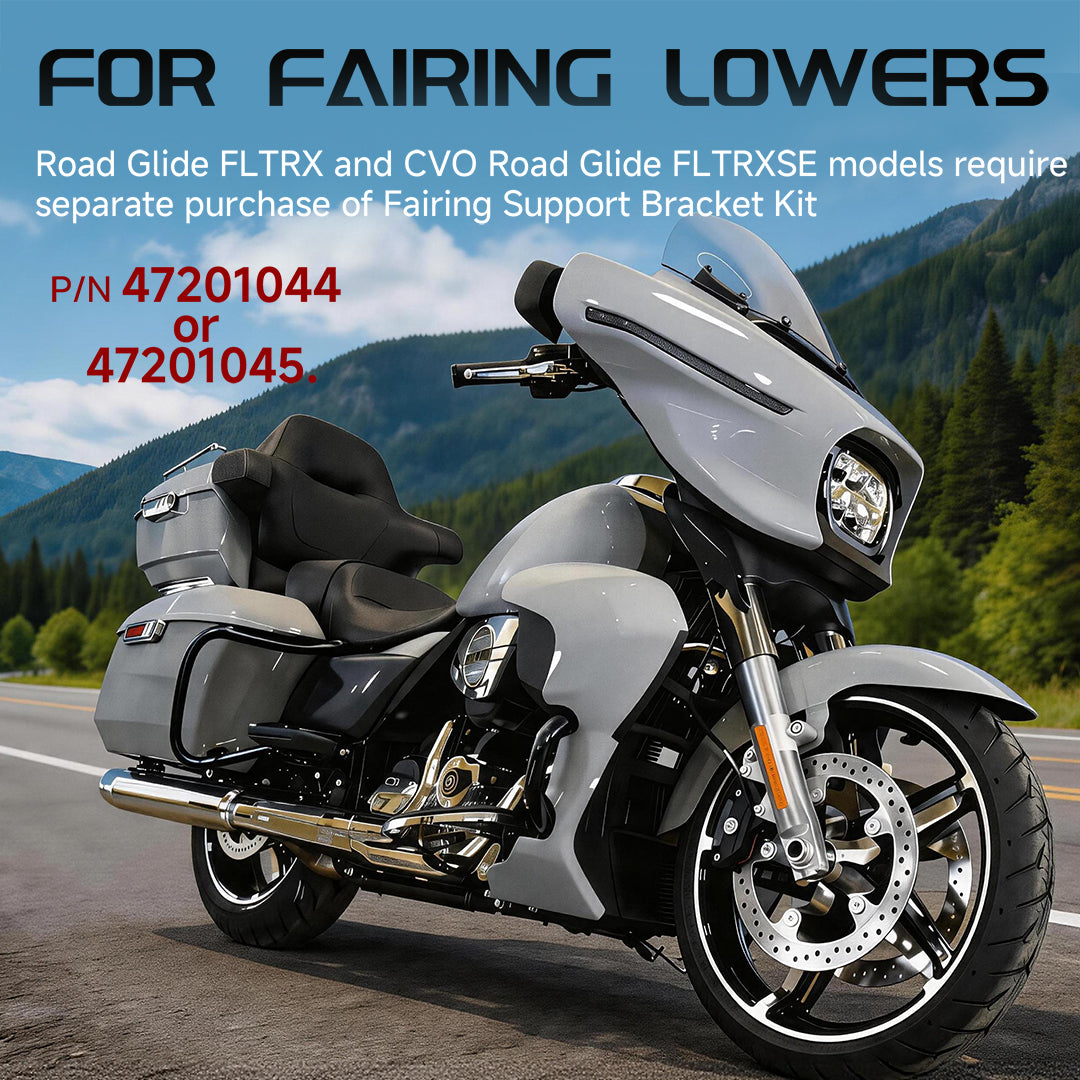 Fairing Lowers Engine Guard Crash Bars for Harley Touring 2023-Later