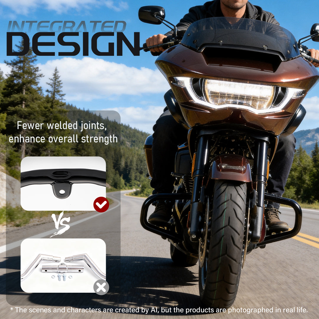 Fairing Lowers Engine Guard Crash Bars for Harley Touring 2023-Later