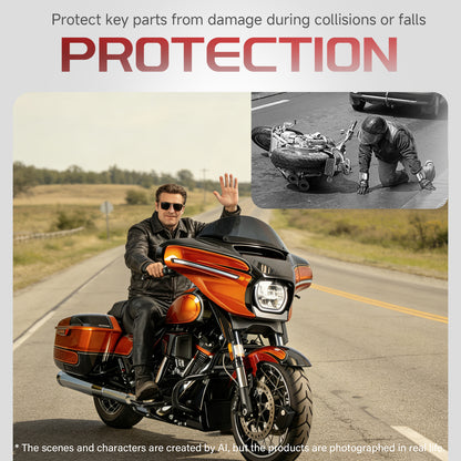 Fairing Lowers Engine Guard Crash Bars for Harley Touring 2023-Later