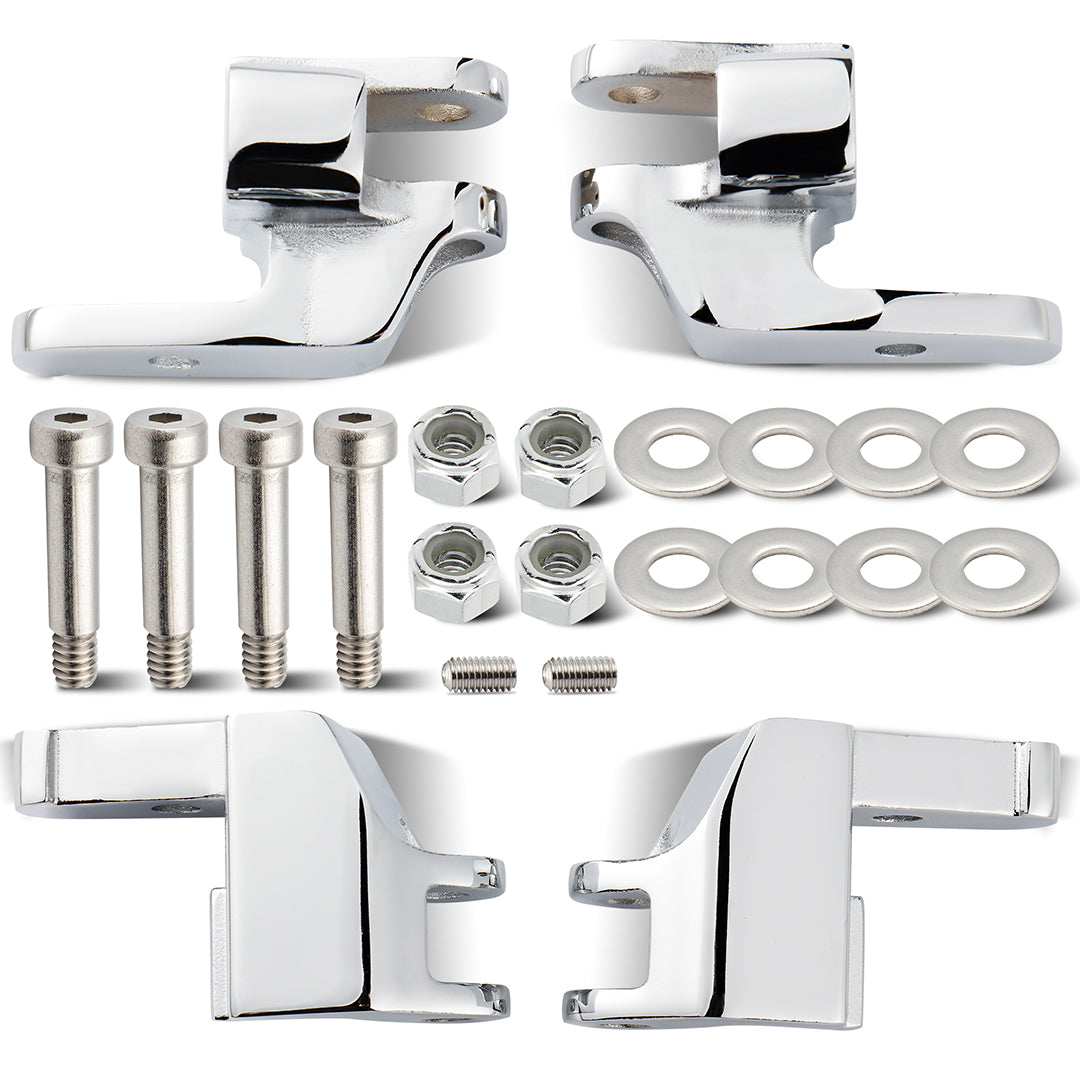 Driver Floorboard Relocation Brackets for Harley Touring 1997-2016