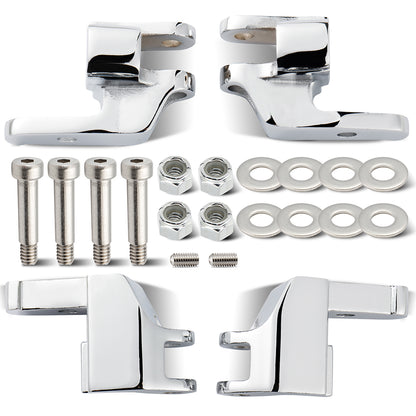 Driver Floorboard Relocation Brackets for Harley Touring 1997-2016