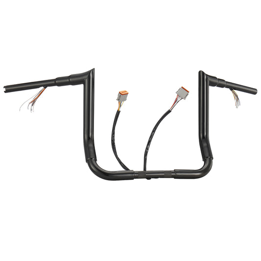 For Harley Touring 1996-2006 1.5 Inch Meathook Pre-wired Handlebars