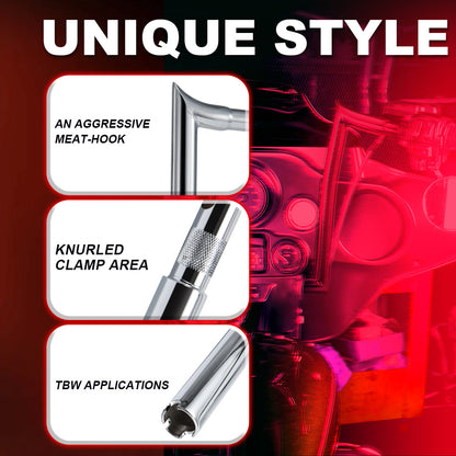 For Harley 1996-2006 Pre-wired Handlebar with Switch Control Kit