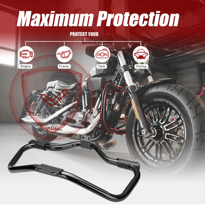 For Harley 2004-Later Sportster 1.25 inch Mustache Crash Bar