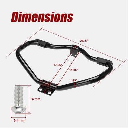 For Harley 2004-Later Sportster 1.25 inch Mustache Crash Bar