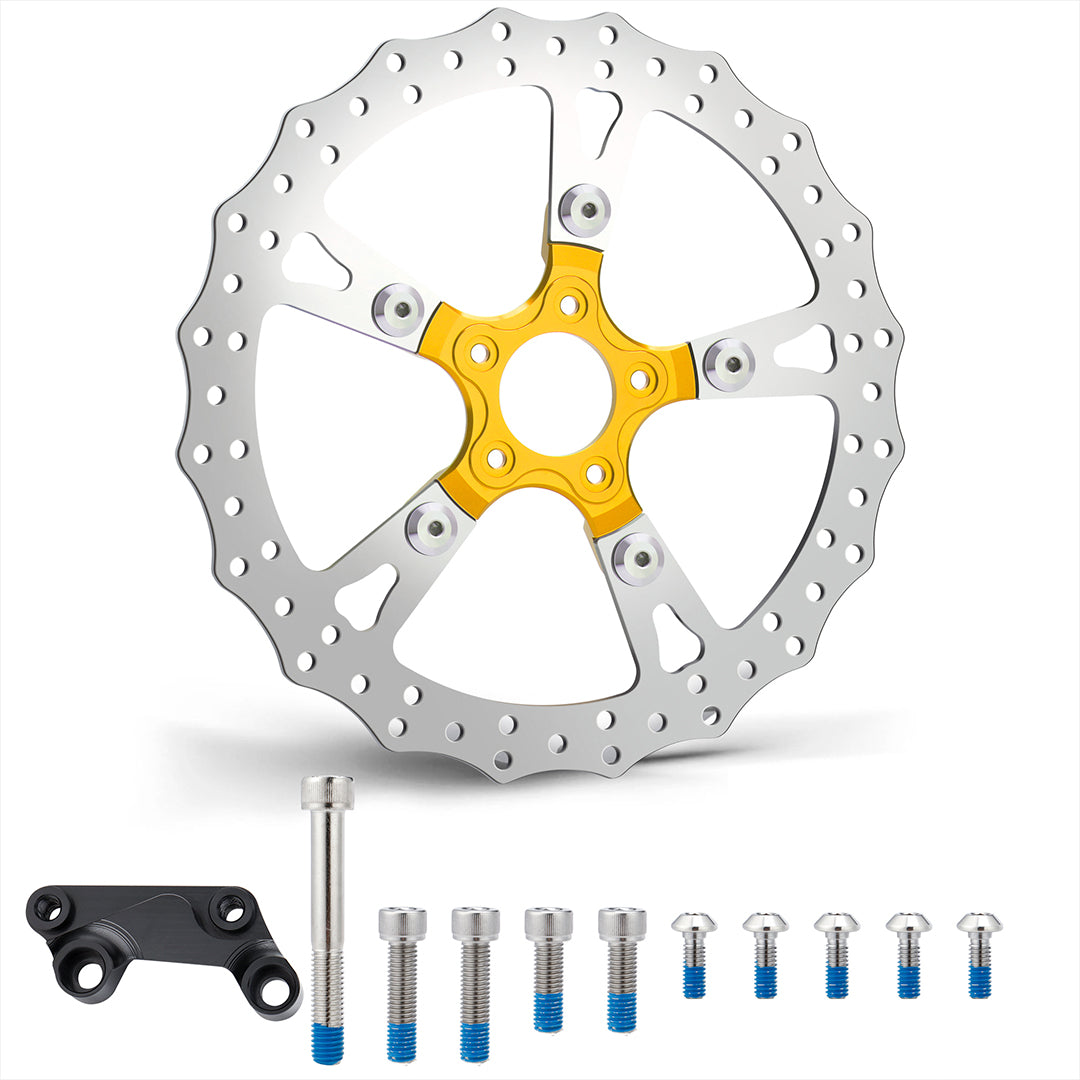 For Harley 2006-2017 Dyna/Softail 14 Inch Front Brake Disc Rotors
