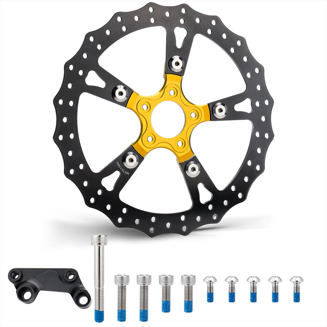 For Harley 2006-2017 Dyna/Softail 14 Inch Front Brake Disc Rotors