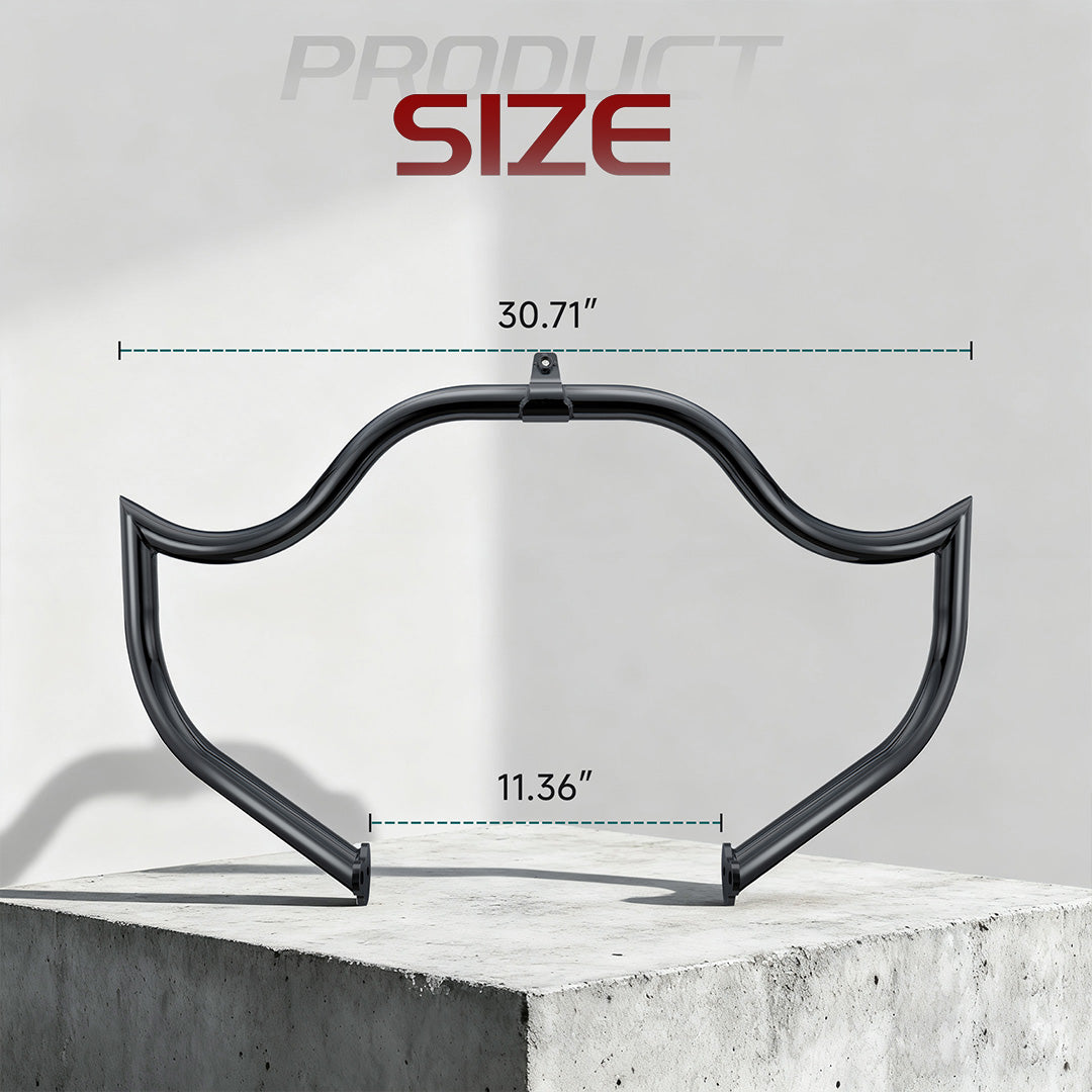 For Harley 2009-Later Touring Engine Guard Meathook Crash Bar