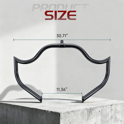 For Harley 2009-Later Touring Engine Guard Meathook Crash Bar