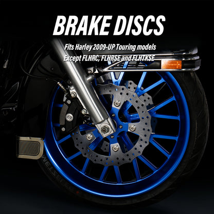 For Harley 2009-Later Touring models 11.8 Inch Front Brake Disc Rotors
