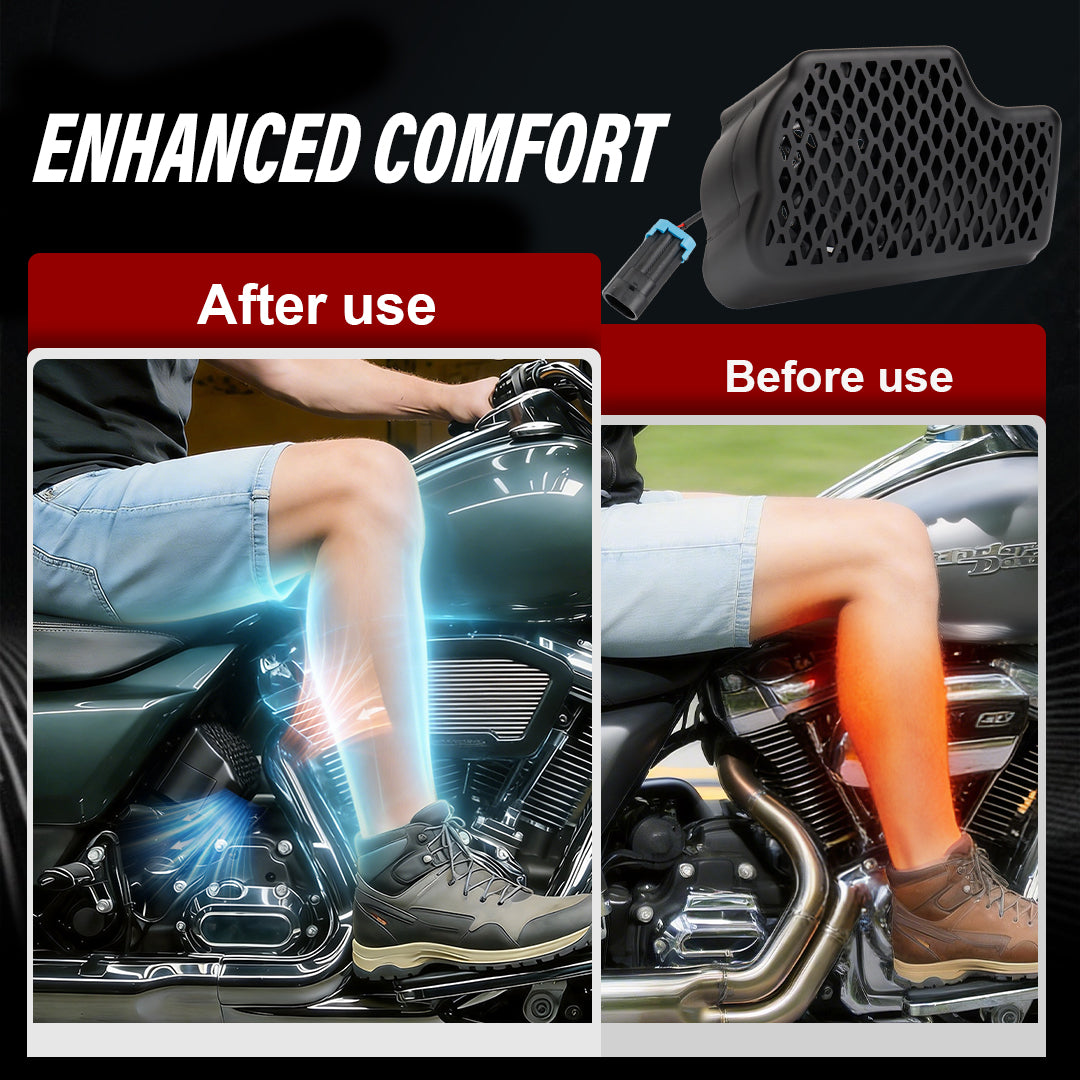 For Harley 2017-Later Touring CoolFlow Fan Oil Cooler