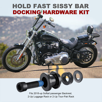 For Harley 2018-Later Softail Docking Hardware Kit