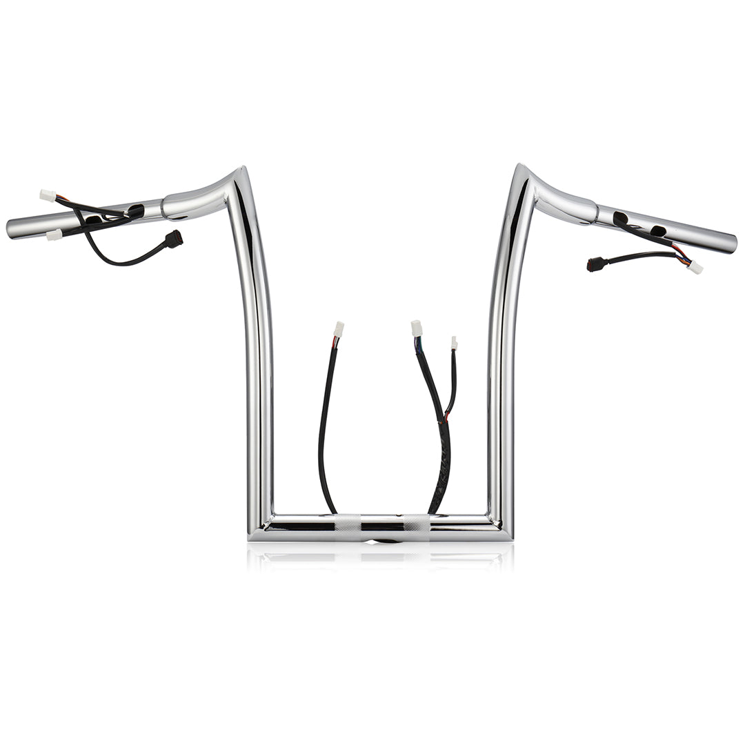 For Harley Road Glide 2023-Later Meathook Prewired Handlebars with CAN-Bus & TBW Wires