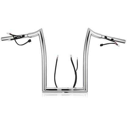 For Harley Road Glide 2023-Later Meathook Prewired Handlebars with CAN-Bus & TBW Wires