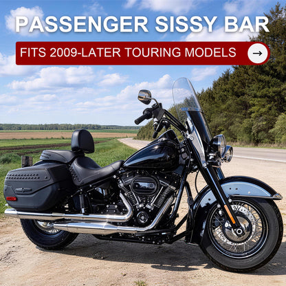For Harley Softail 2007-2017 Driver PU Backrest