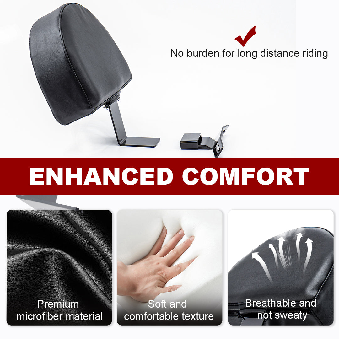 For Harley Softail 2007-2017 Driver PU Backrest
