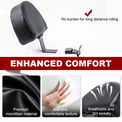 For Harley Softail 2007-2017 Driver PU Backrest