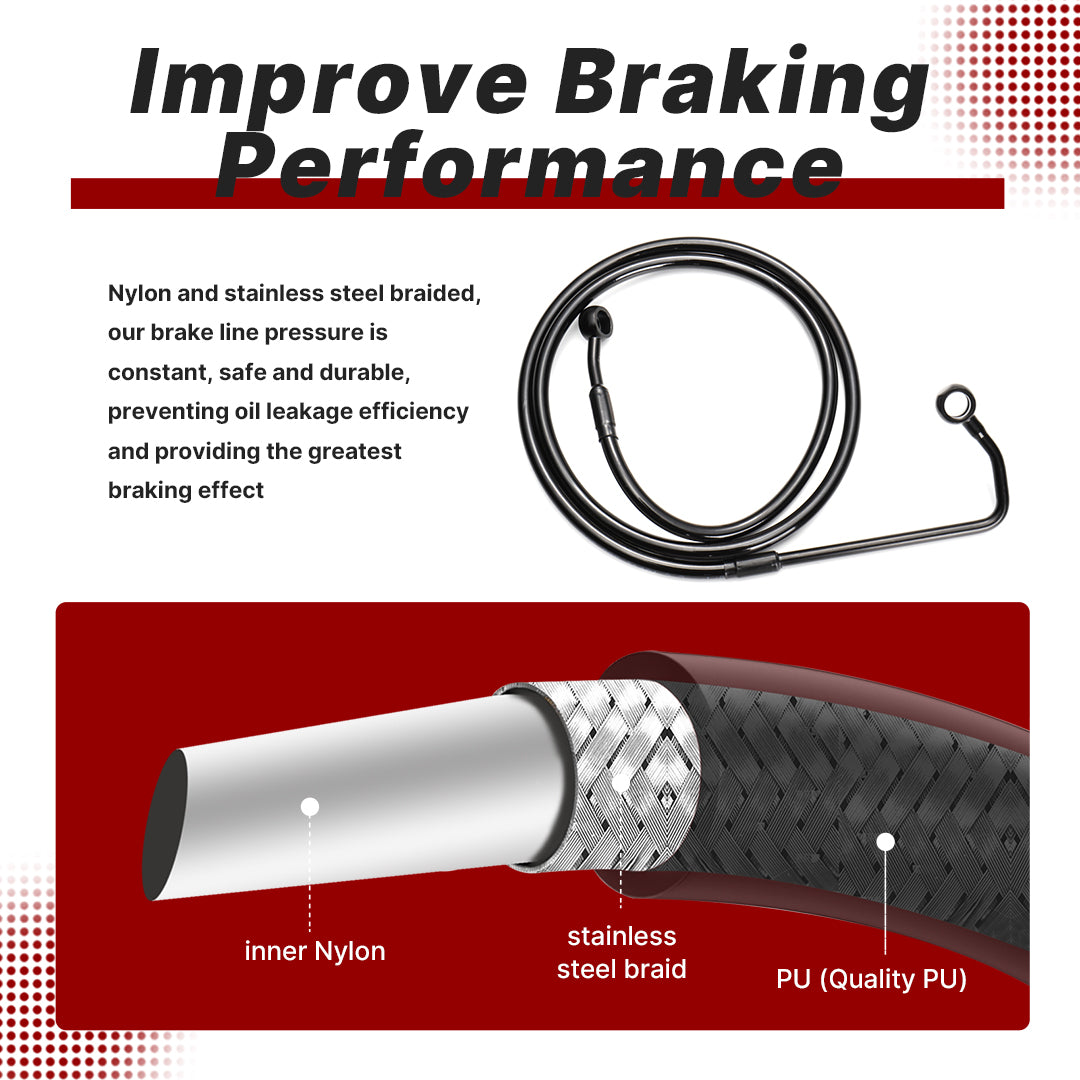 For Harley Softail 2016-2017 Extended Cable Kit with Throttle Clutch Brake Line CAN-Bus Front Turn Signal Wires fit ABS Models
